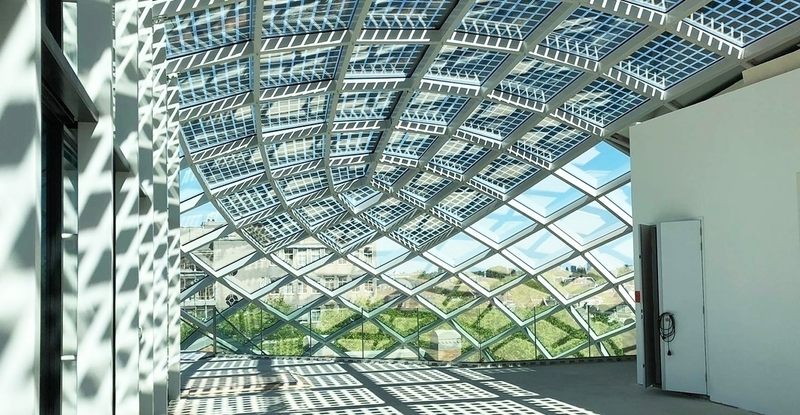 Harden teksten motor Glass roof topping, Amsterdam, Netherlands | IDEA StatiCa