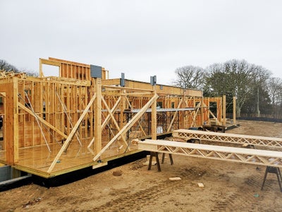 Bau eines Einfamilienhauses