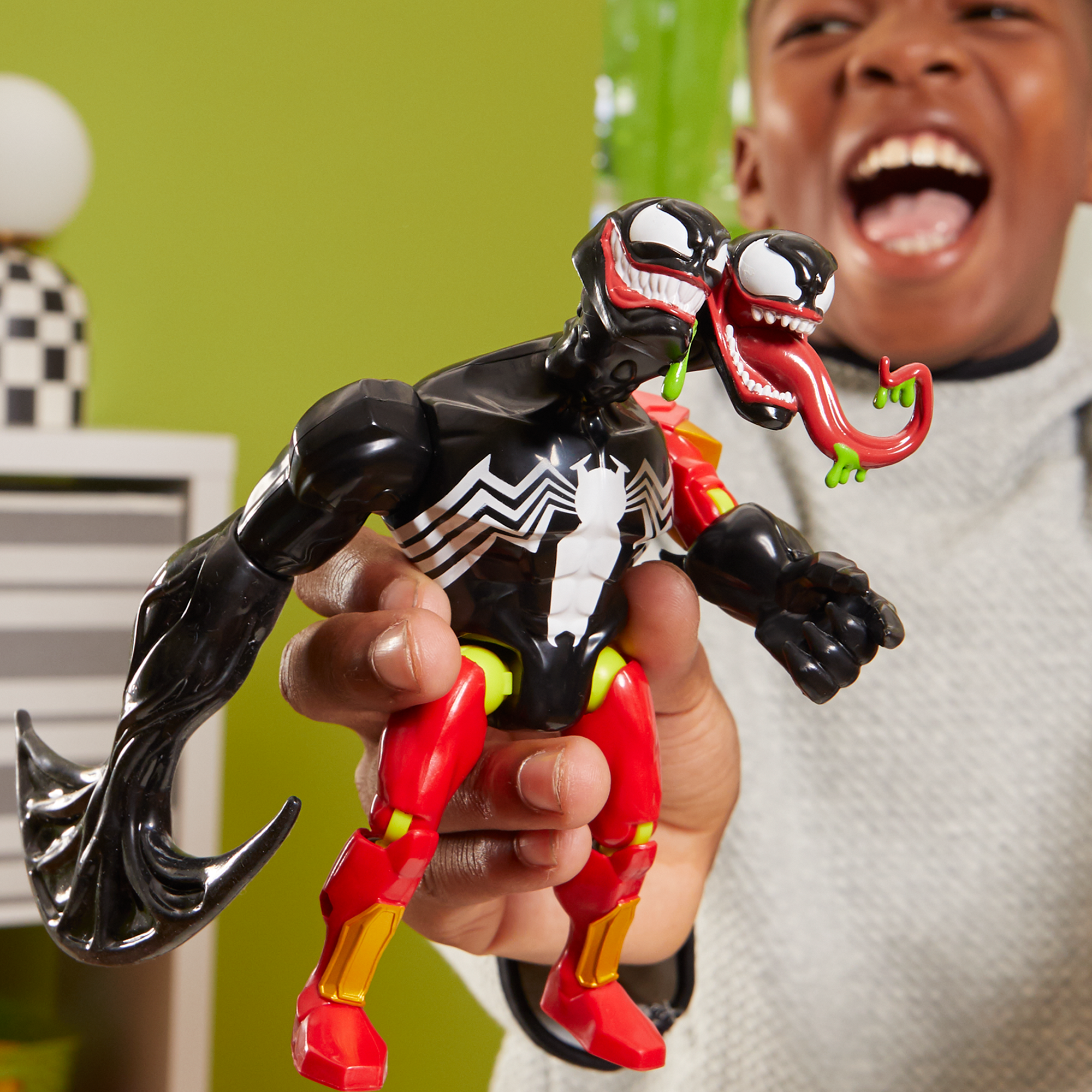 MixMashers Marvel Spider-Man Venom Toy, 5” (12 cm) Avengers Mix
