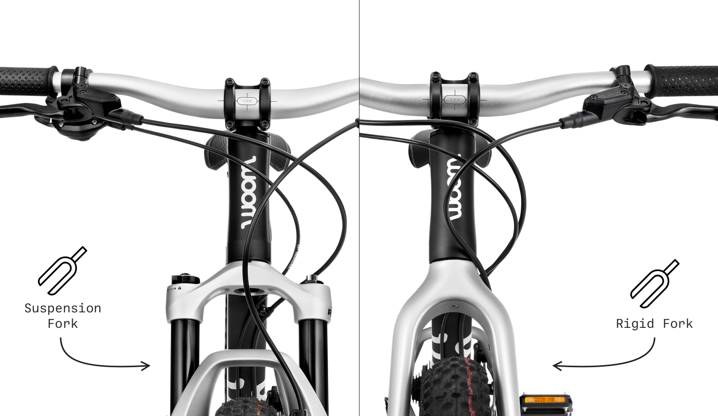 The woom Guide to Kids’ Mountain Bikes and Suspension