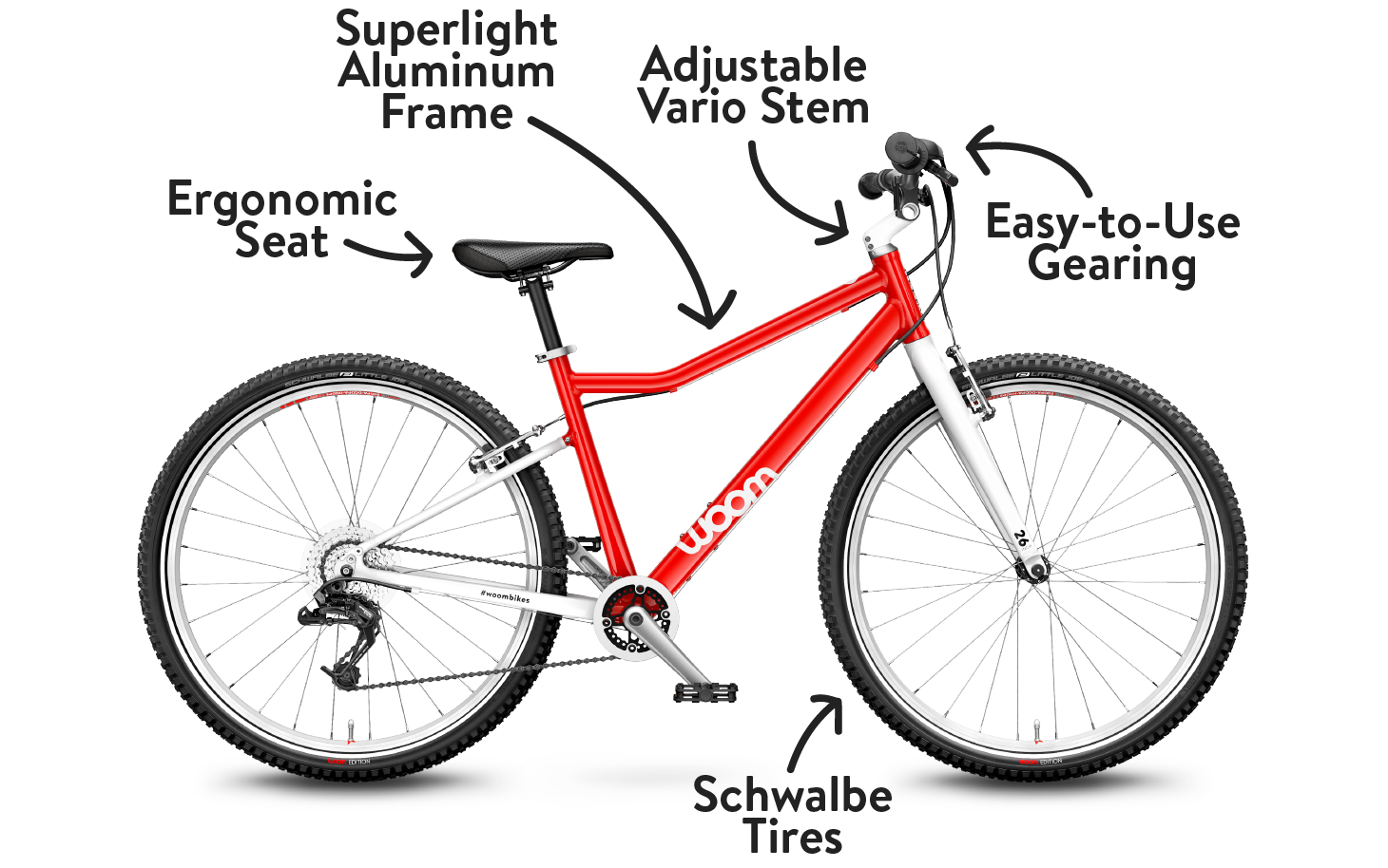 Woom bike size chart hot sale