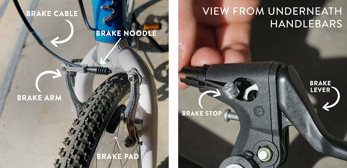 V Brake Set for Cycle - Bicycle Linear Pull V Brake Set Front/Back