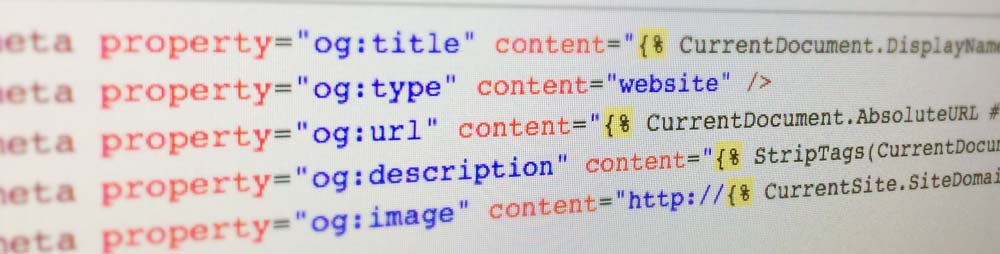 Open graph meta tags enhanced by Kentico macros
