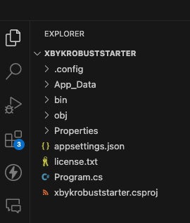 Basic project structure installed from a template