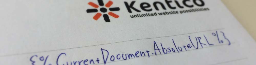 Social media share urls enhanced by Kentico macros