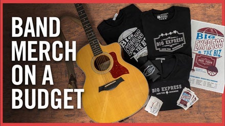 printing band merch on a budget