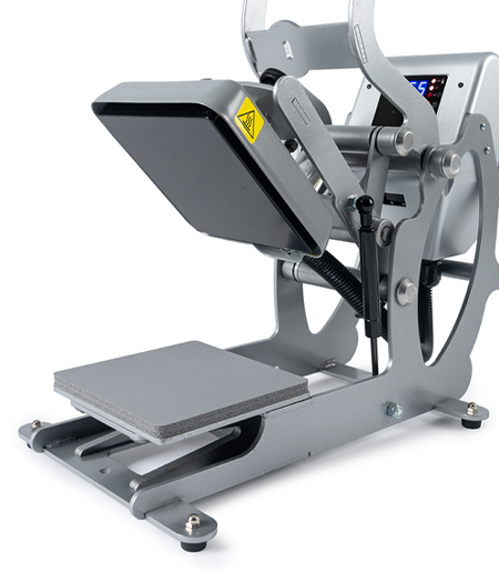 Heat press for small-format printing
