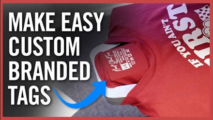 Make Easy Custom Branded Tags for Apparel