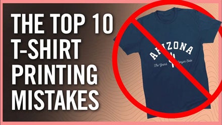 Top 10 T-Shirt Printing Mistakes & How To Avoid Them | Videos ...