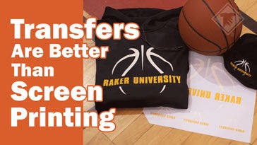 transfers are better than screen printing
