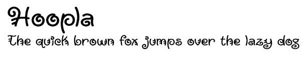 Stahls Hoopla font