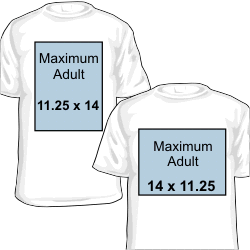 Guide to T-Shirt Design Sizes | Transfer Express