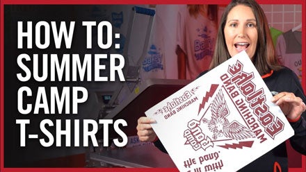 print summer camp t-shirts