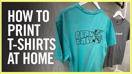ufuldstændig bringe handlingen spektrum How To Print T-Shirts At Home | Videos | Transfer Express