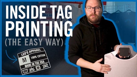 printing inside shirt tags with a heat press