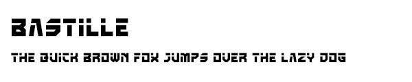 Bastille font