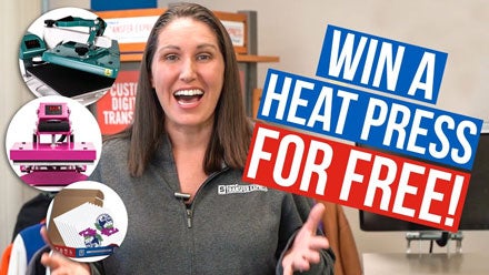 design contest win a heat press