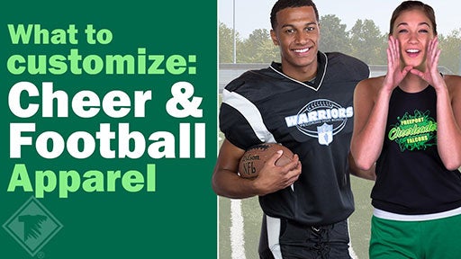 custom football and cheer apparel ideas
