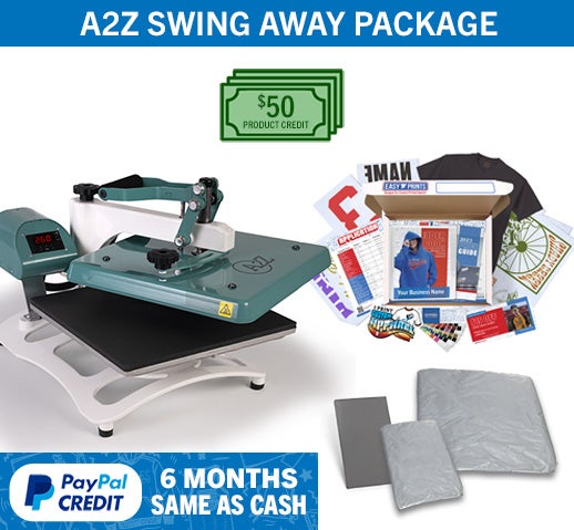 A2Z Swing Away Package, Heat Presses