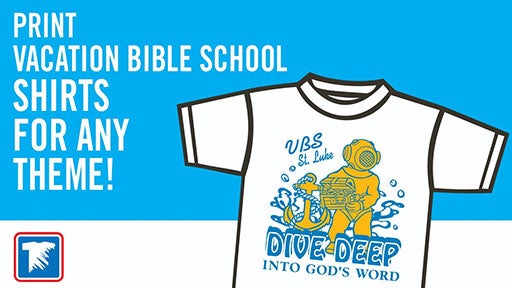 Vacation Bible School shirts for any theme