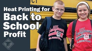 heat printing for back to school apparel