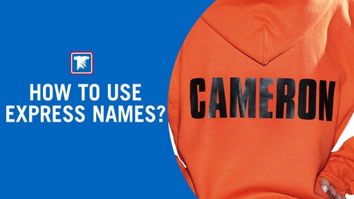 how to use express names