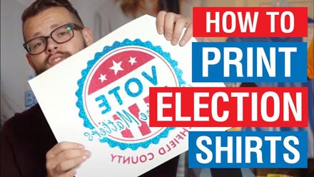 how to print election shirts video