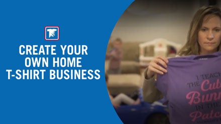 create your own home t-shirt business