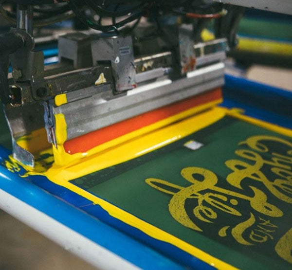 Screen printing store heat press