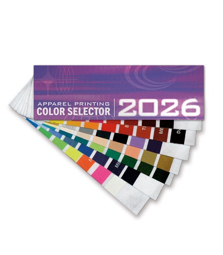 Ink Color Selector for Screen Printed Transfers