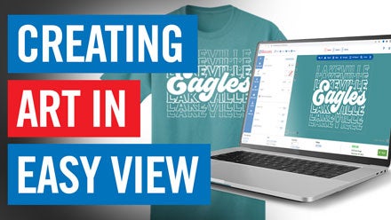 Creating art for t-shirts using Easy View designer webinar