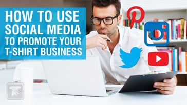 how to use social media to promote your t-shirt business