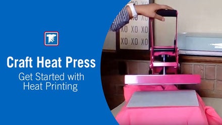 Start Heat Printing with the Craft Heat Press, Videos