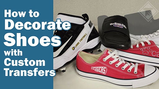 How to Decorate Shoes with Custom Transfers | Videos | Transfer Express