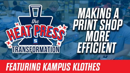 Heat Press Transformation making a print shop more efficient