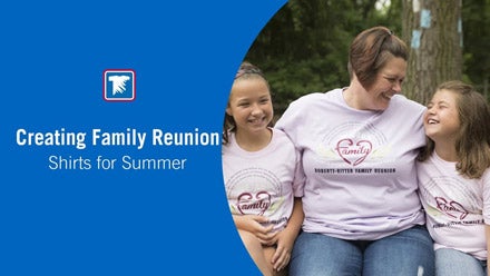 creating shirts for family reunions