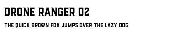 Drone Ranger 02 font