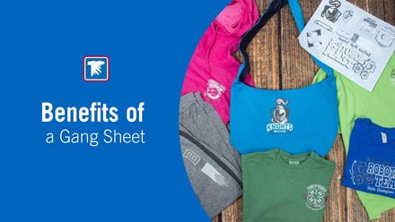 benefits of a screen printed transfer gang sheet