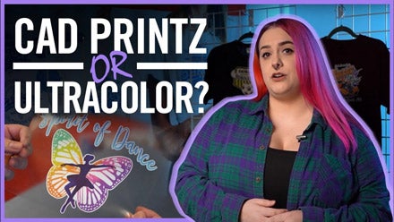 UltraColor vs CAD-PRINTZ full color heat transfers