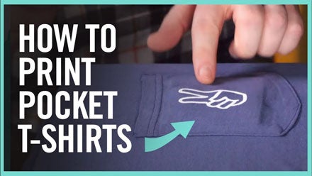 how to print pocket t-shirts