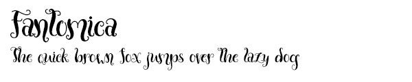 Fantomica font