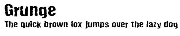 Stahls Grunge font