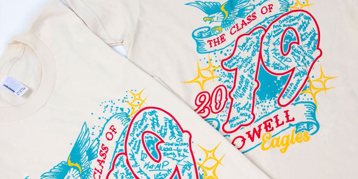 custom shirt with signatures