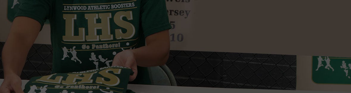 heat printing on site at events