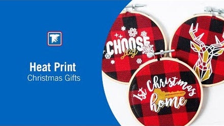 heat print Christmas gifts