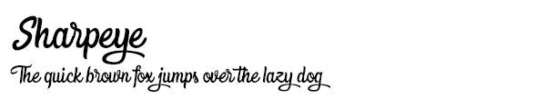 Sharpeye font