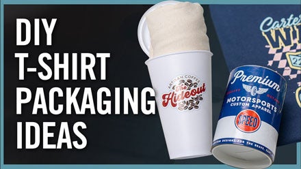 DIY t-shirt packaging ideas