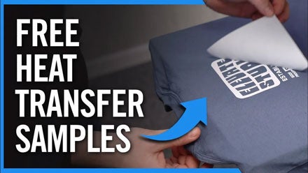 free heat applied transfer samples