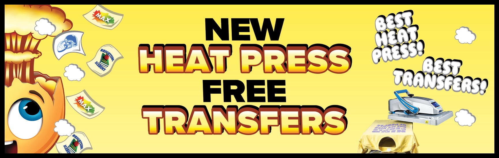 Buy a heat press and get free transfers