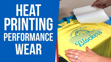 How to Heat Print Performance Wear | Videos | Transfer Express